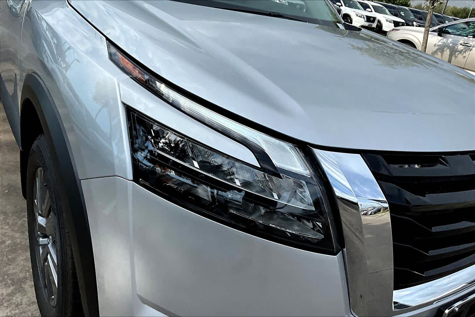 2025 Nissan Pathfinder SV Brilliant Silver Metallic at Sterling McCall Nissan