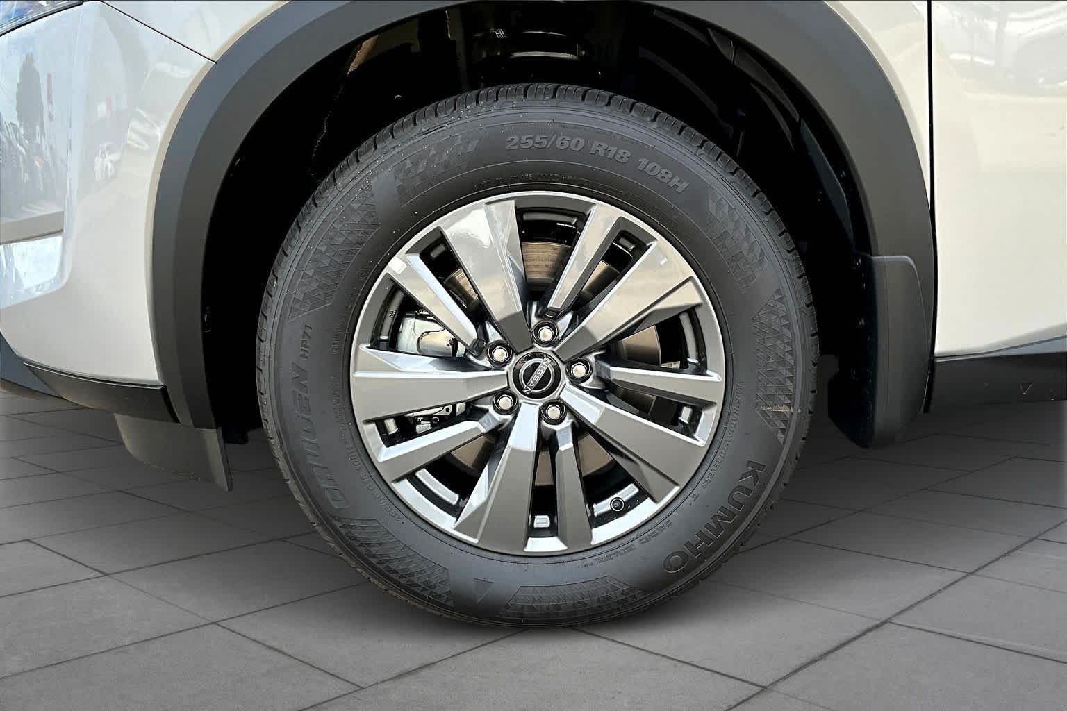 2025 Nissan Pathfinder SV Brilliant Silver Metallic at Sterling McCall Nissan