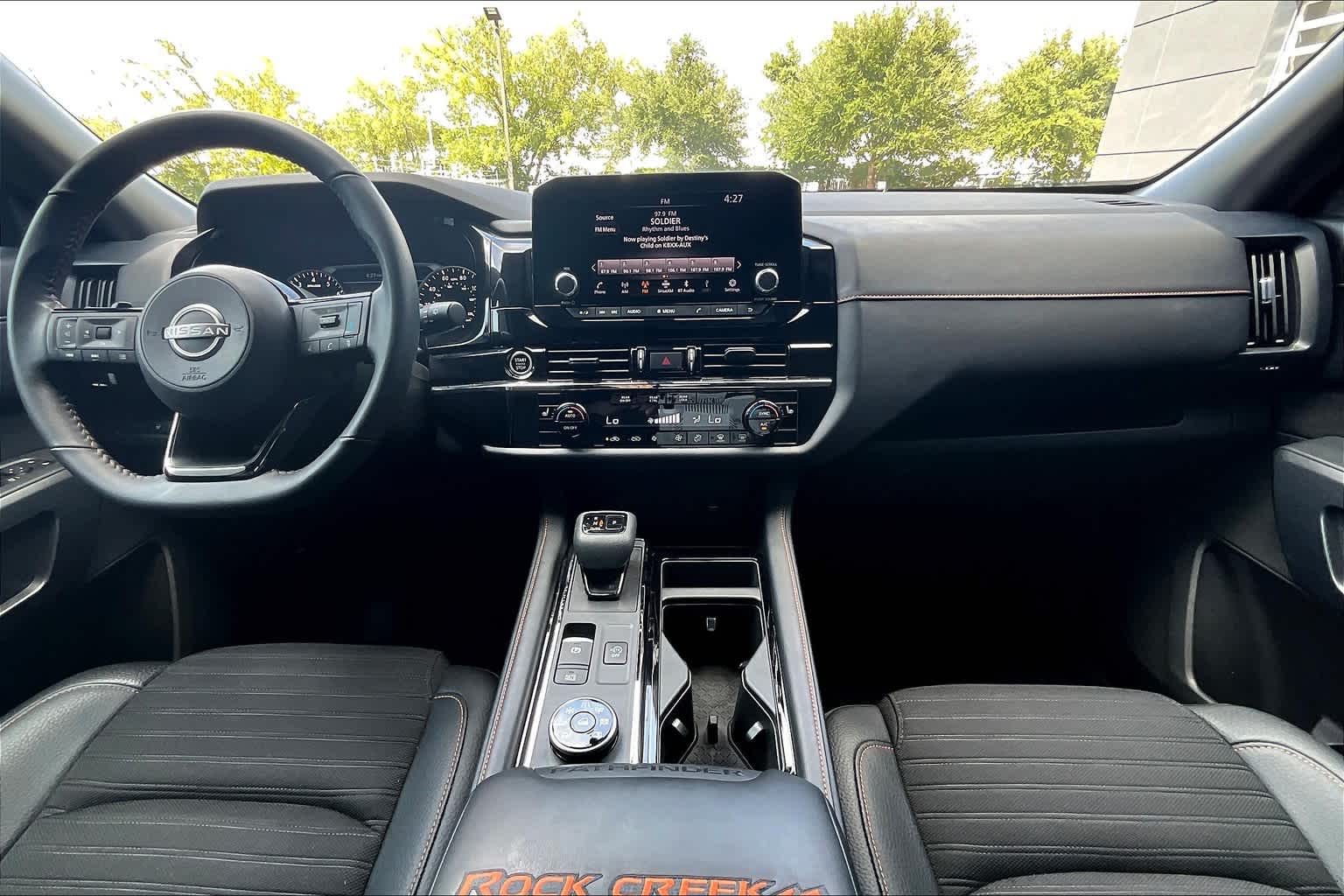 2023 Nissan Pathfinder Rock Creek 2T WHT BLK ROOF at AutoNation USA Katy