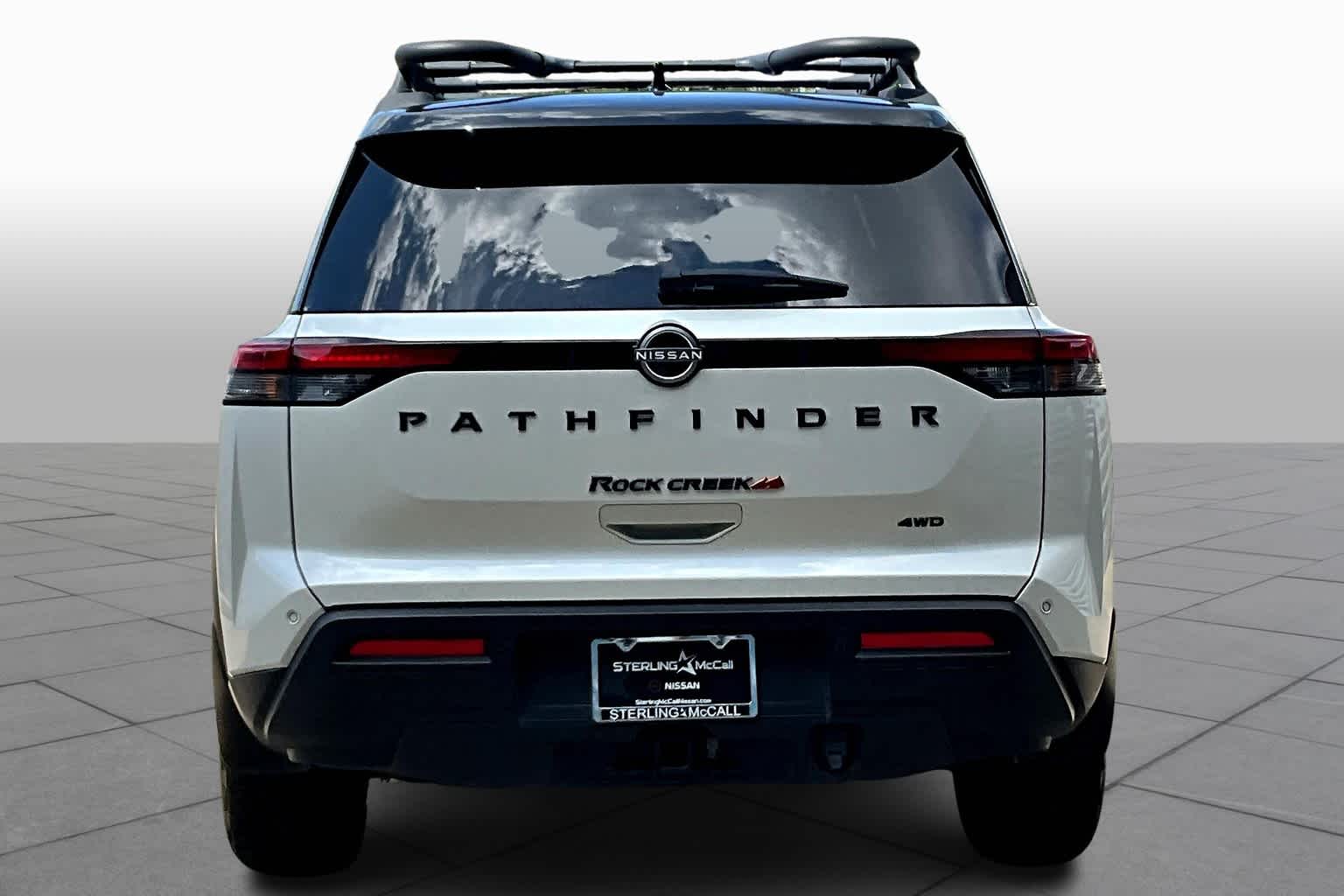 2023 Nissan Pathfinder Rock Creek 2T WHT BLK ROOF at AutoNation USA Katy