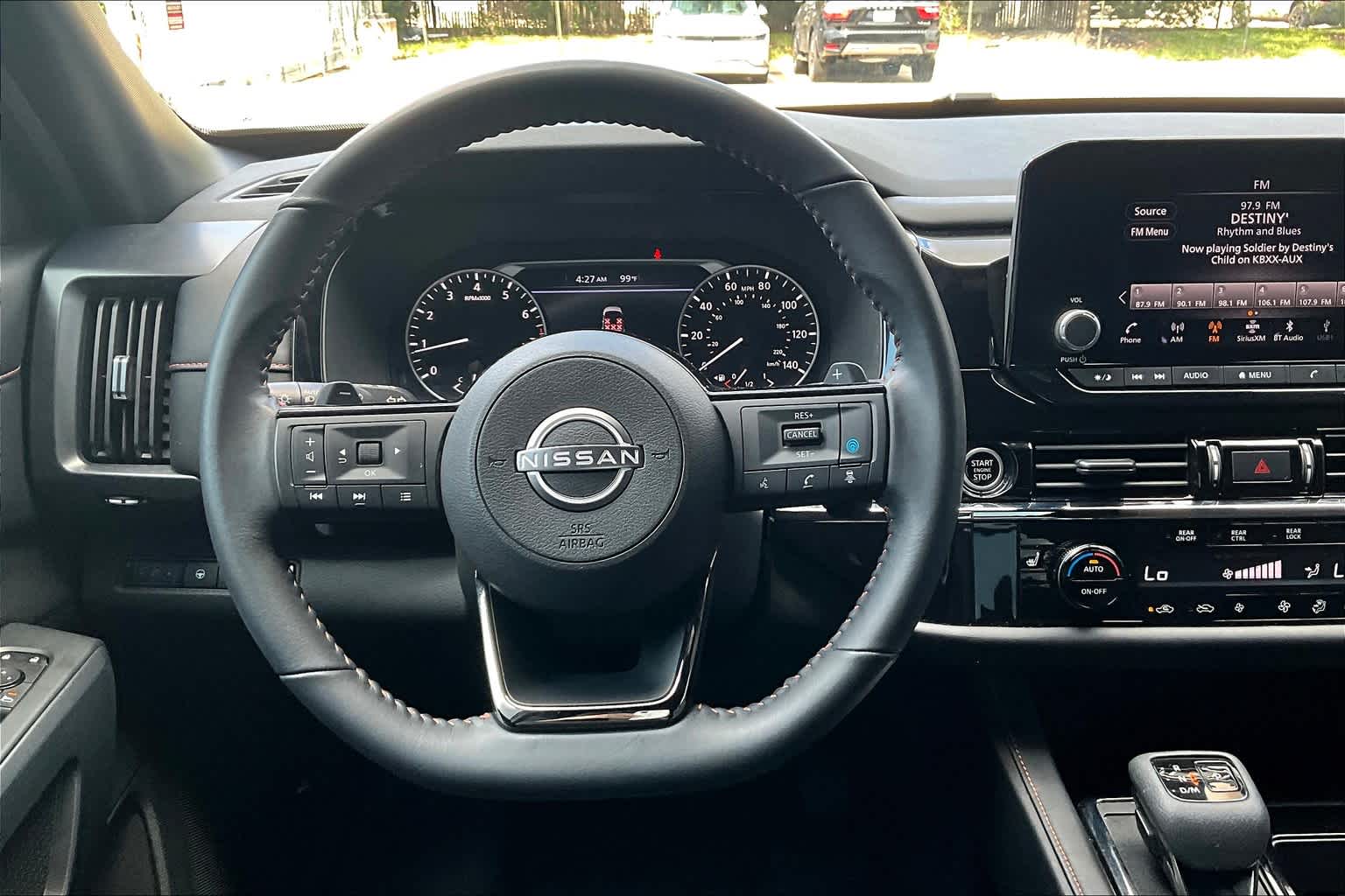 2023 Nissan Pathfinder Rock Creek 2T WHT BLK ROOF at AutoNation USA Katy