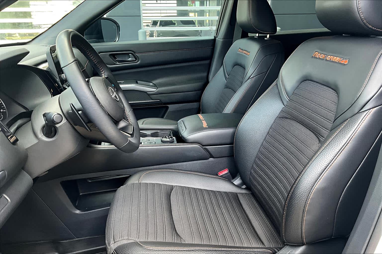2023 Nissan Pathfinder Rock Creek 2T WHT BLK ROOF at AutoNation USA Katy