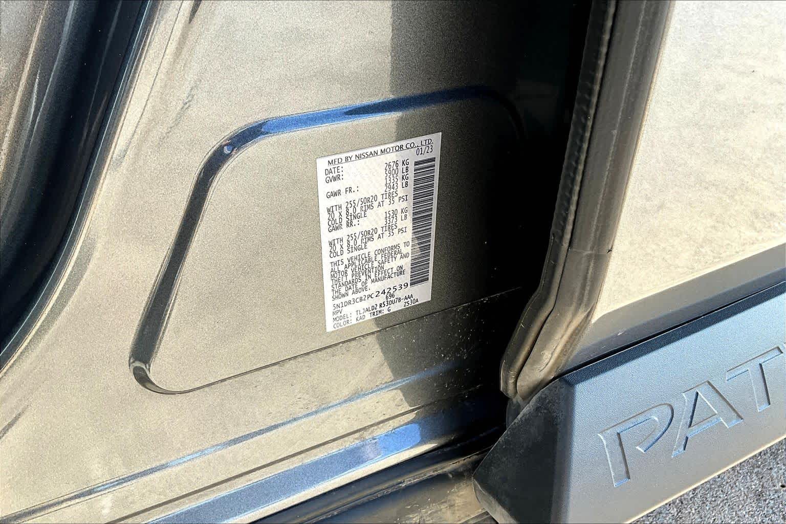 2023 Nissan Pathfinder SL Gun Metallic at Lexus Southwest Houston