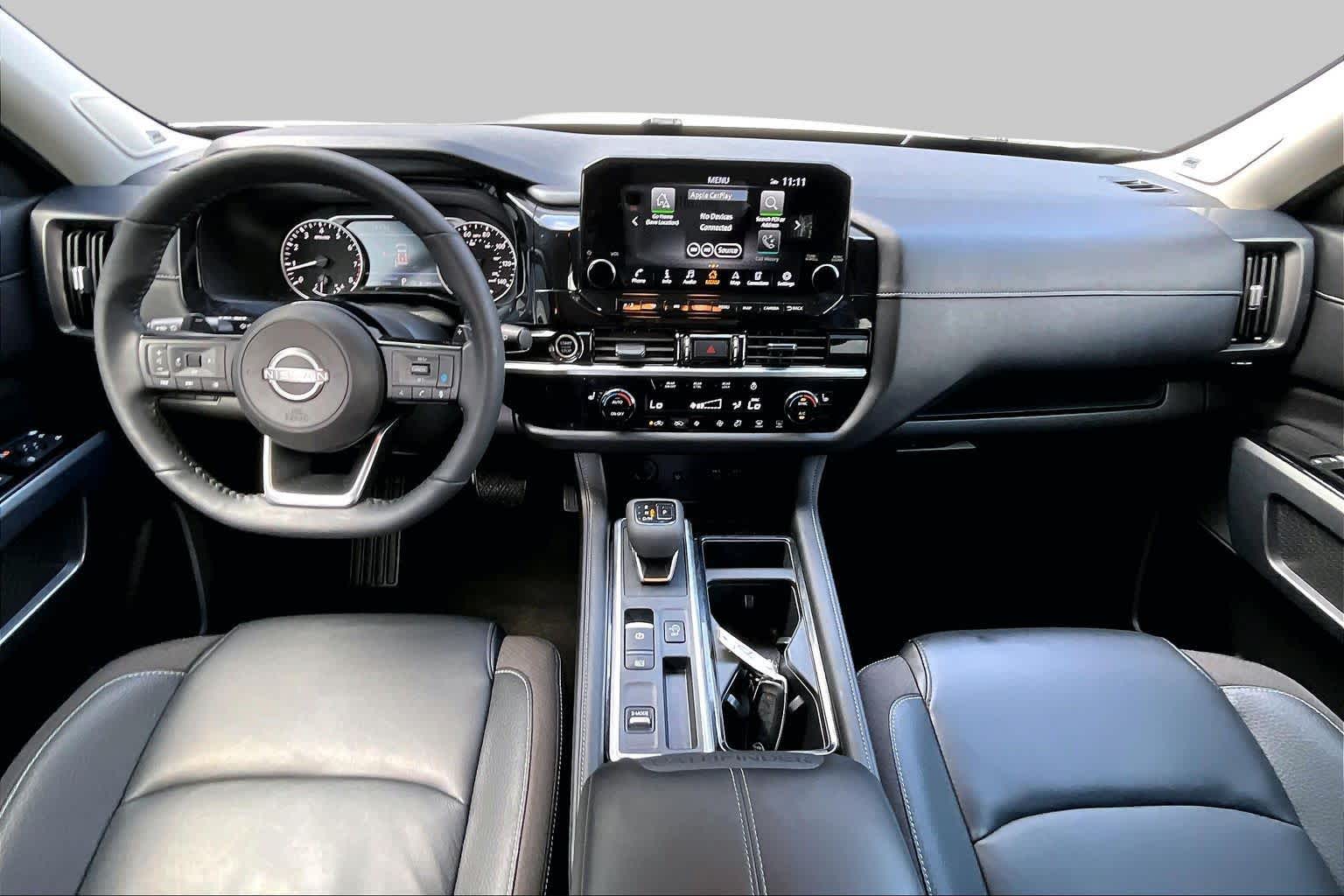 2024 Nissan Pathfinder SL Pearl White Tricoat at AutoNation USA Katy