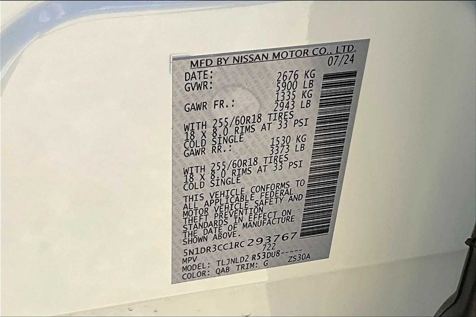 2024 Nissan Pathfinder SL Pearl White Tricoat at Turner Chevrolet