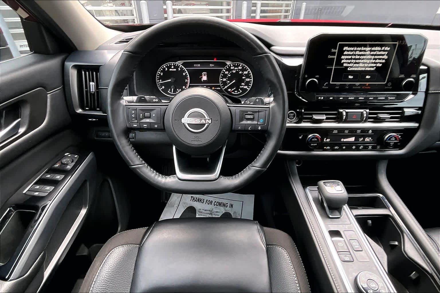 2023 Nissan Pathfinder SL Scarlet Ember Tintcoat at Davis Chevrolet