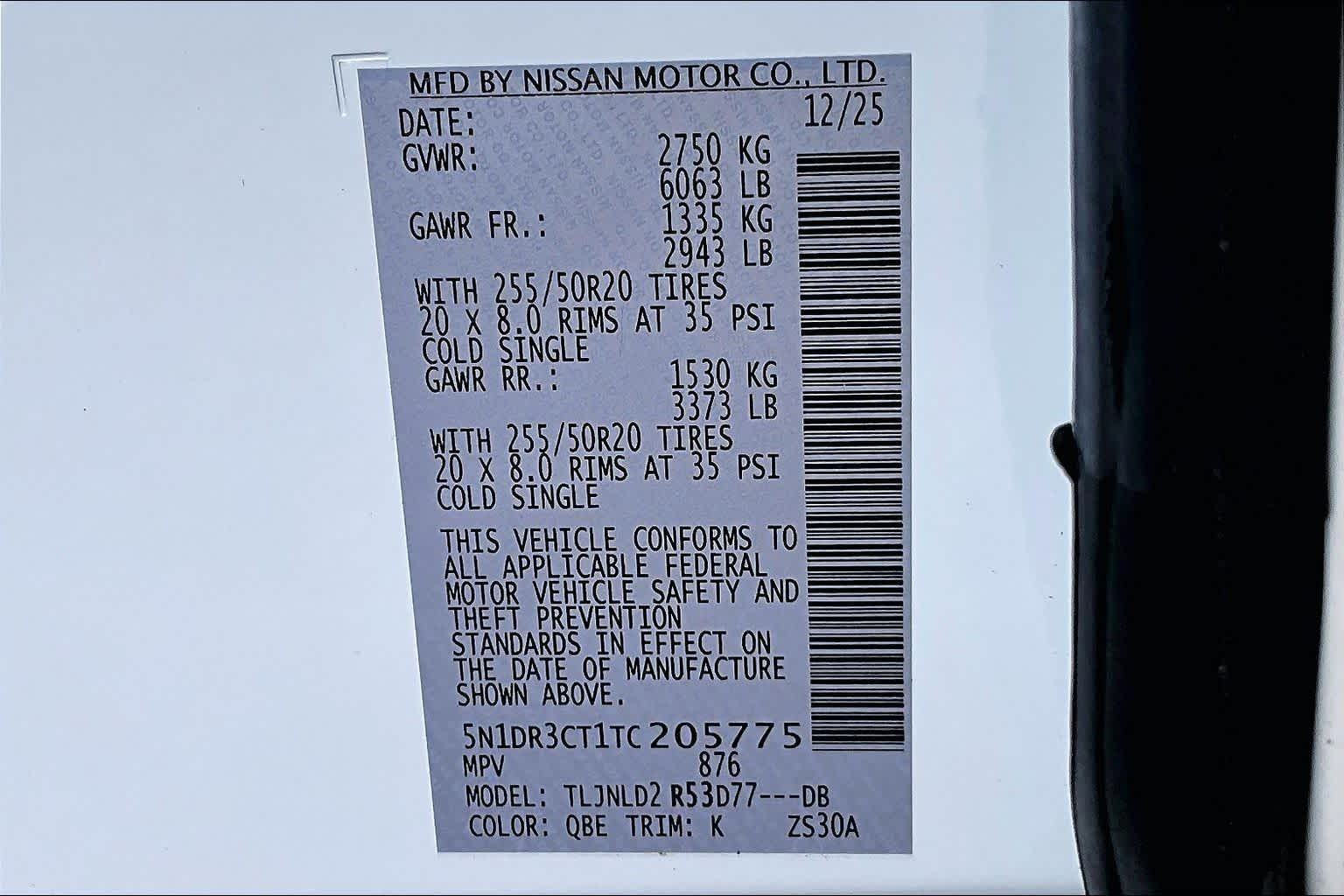 2026 Nissan Pathfinder SL Everest White Pearl Tricoat at Sterling McCall Nissan