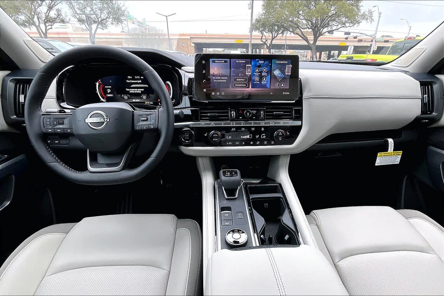 2026 Nissan Pathfinder SL Everest White Pearl Tricoat at Sterling McCall Nissan