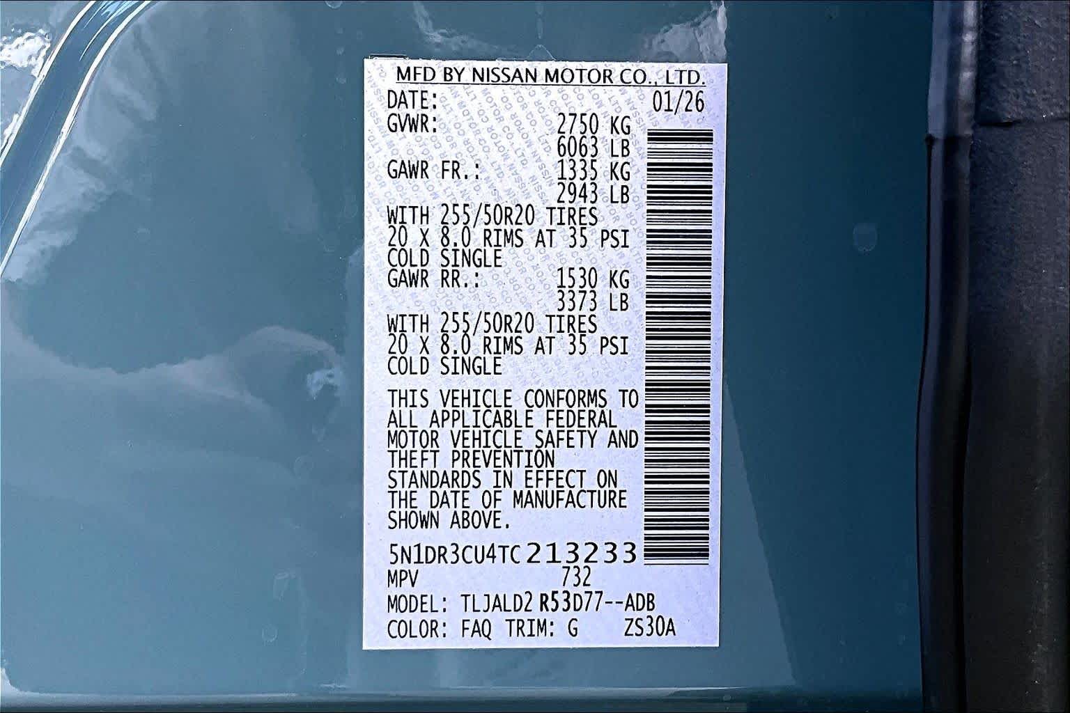 2026 Nissan Pathfinder SL Baltic Teal at Sterling McCall Nissan