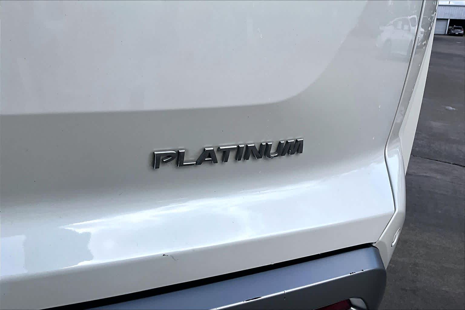 2024 Nissan Pathfinder Platinum Pearl White Tricoat/Super Black at Honda of Clear Lake