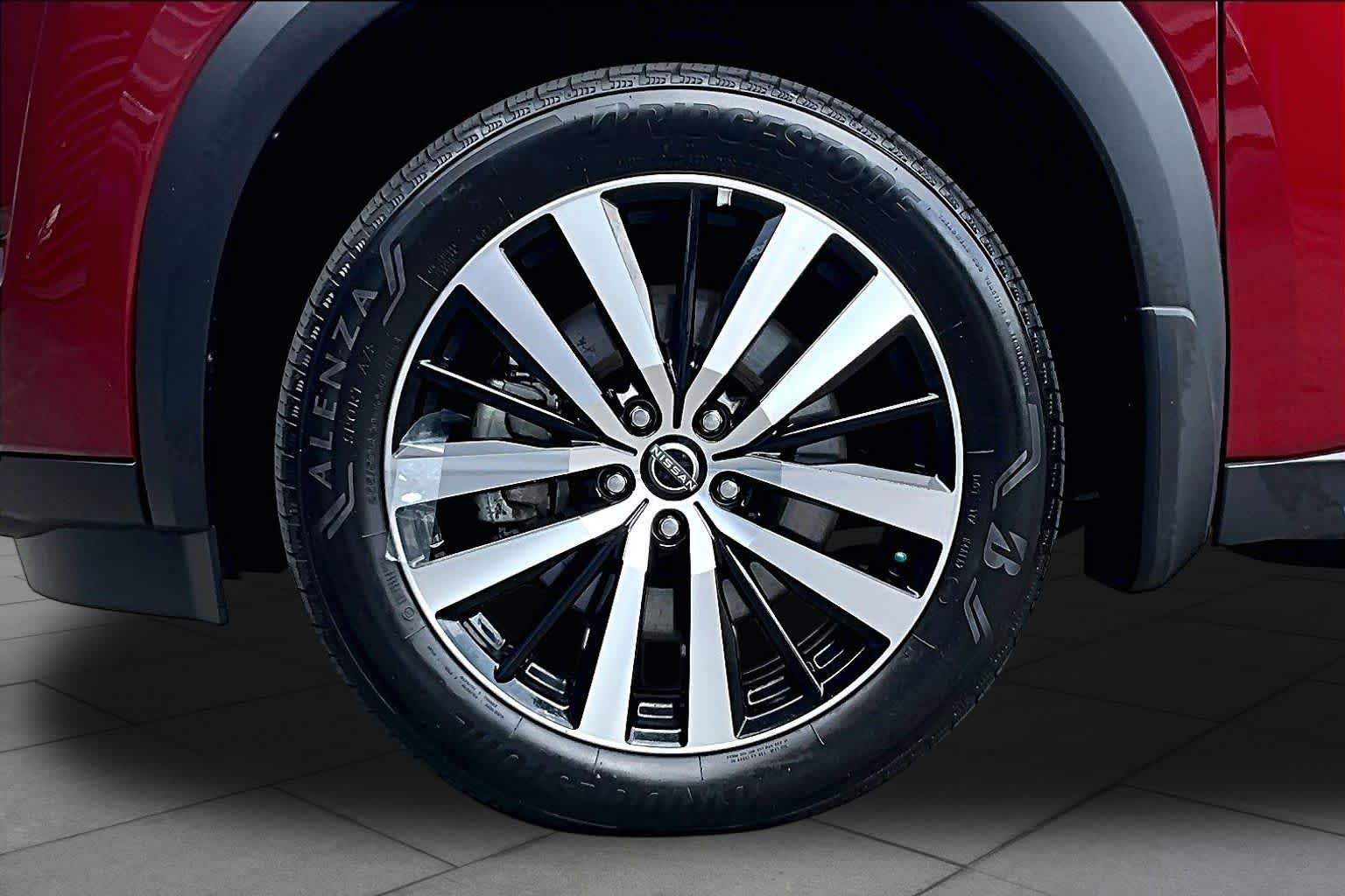 2025 Nissan Pathfinder Platinum Scarlet Ember Tintcoat at Sterling McCall Nissan
