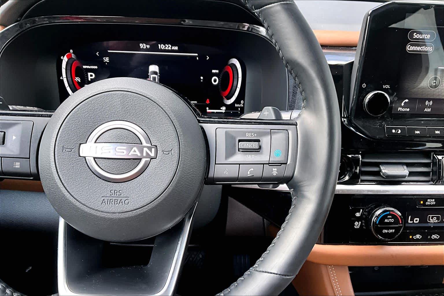 2025 Nissan Pathfinder Platinum Scarlet Ember Tintcoat at Sterling McCall Nissan