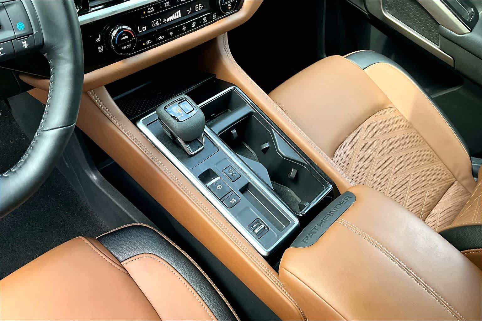 2025 Nissan Pathfinder Platinum Scarlet Ember Tintcoat at Sterling McCall Nissan