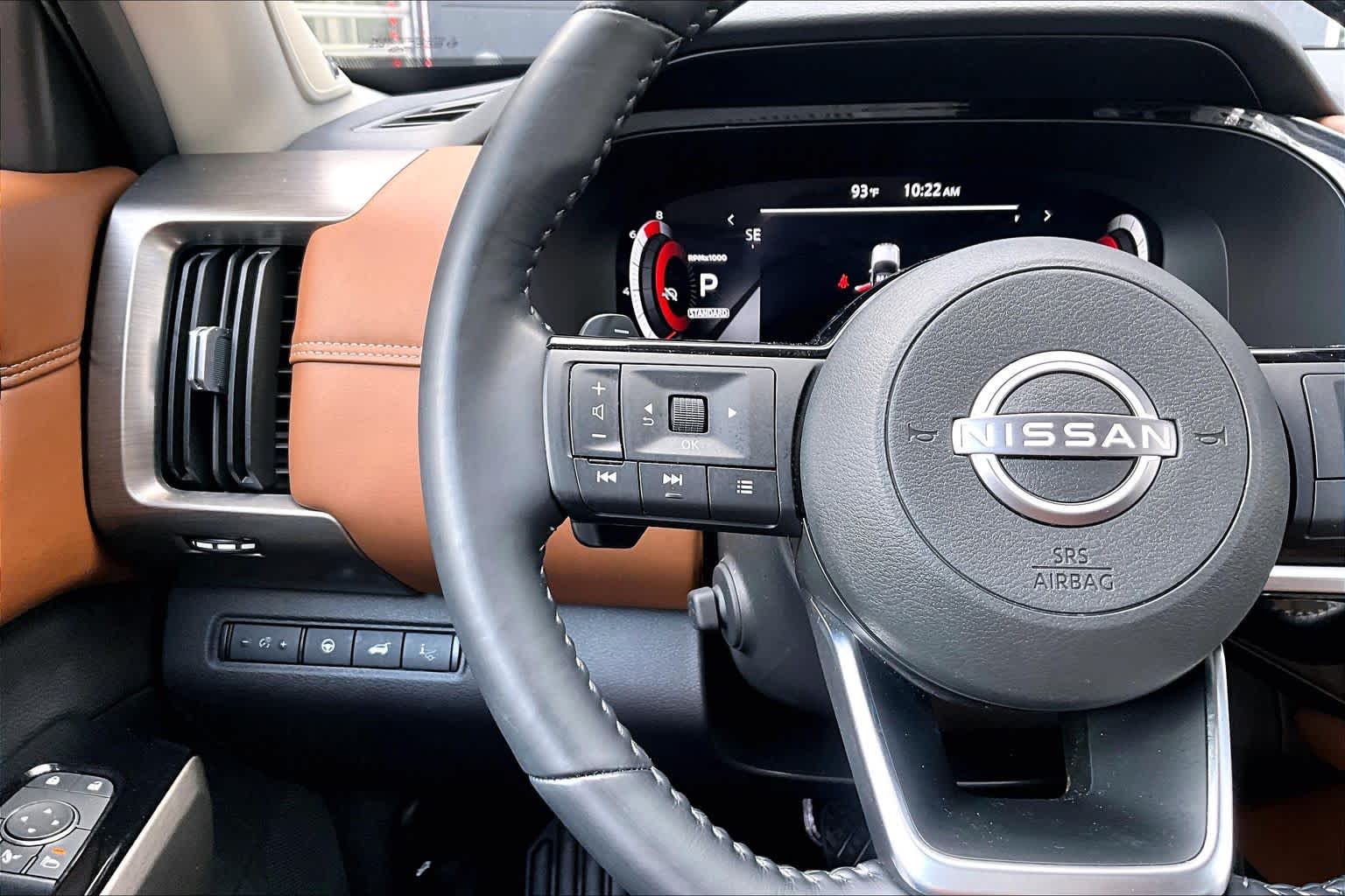 2025 Nissan Pathfinder Platinum Scarlet Ember Tintcoat at Sterling McCall Nissan