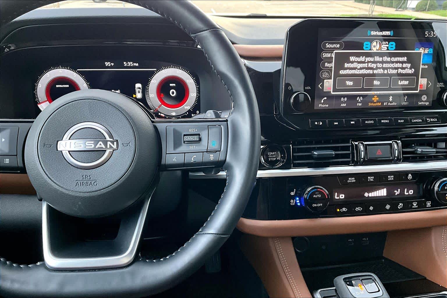 2025 Nissan Pathfinder Platinum Obsidian Green Pearl at Sterling McCall Nissan