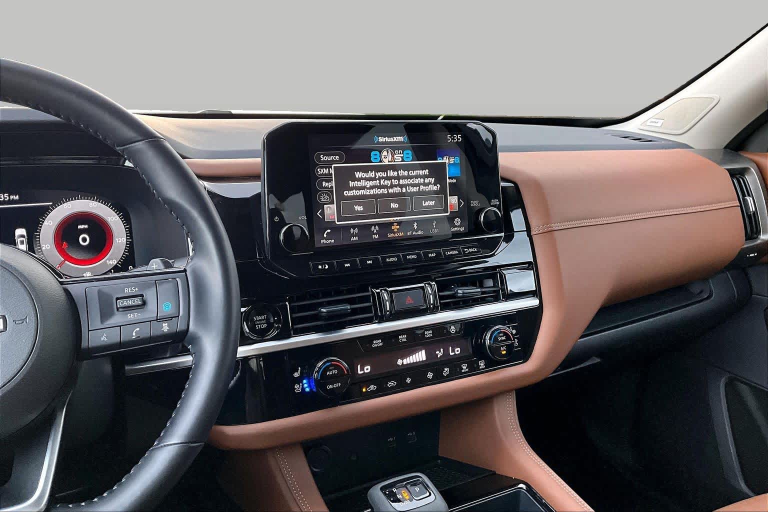 2025 Nissan Pathfinder Platinum Obsidian Green Pearl at Sterling McCall Nissan