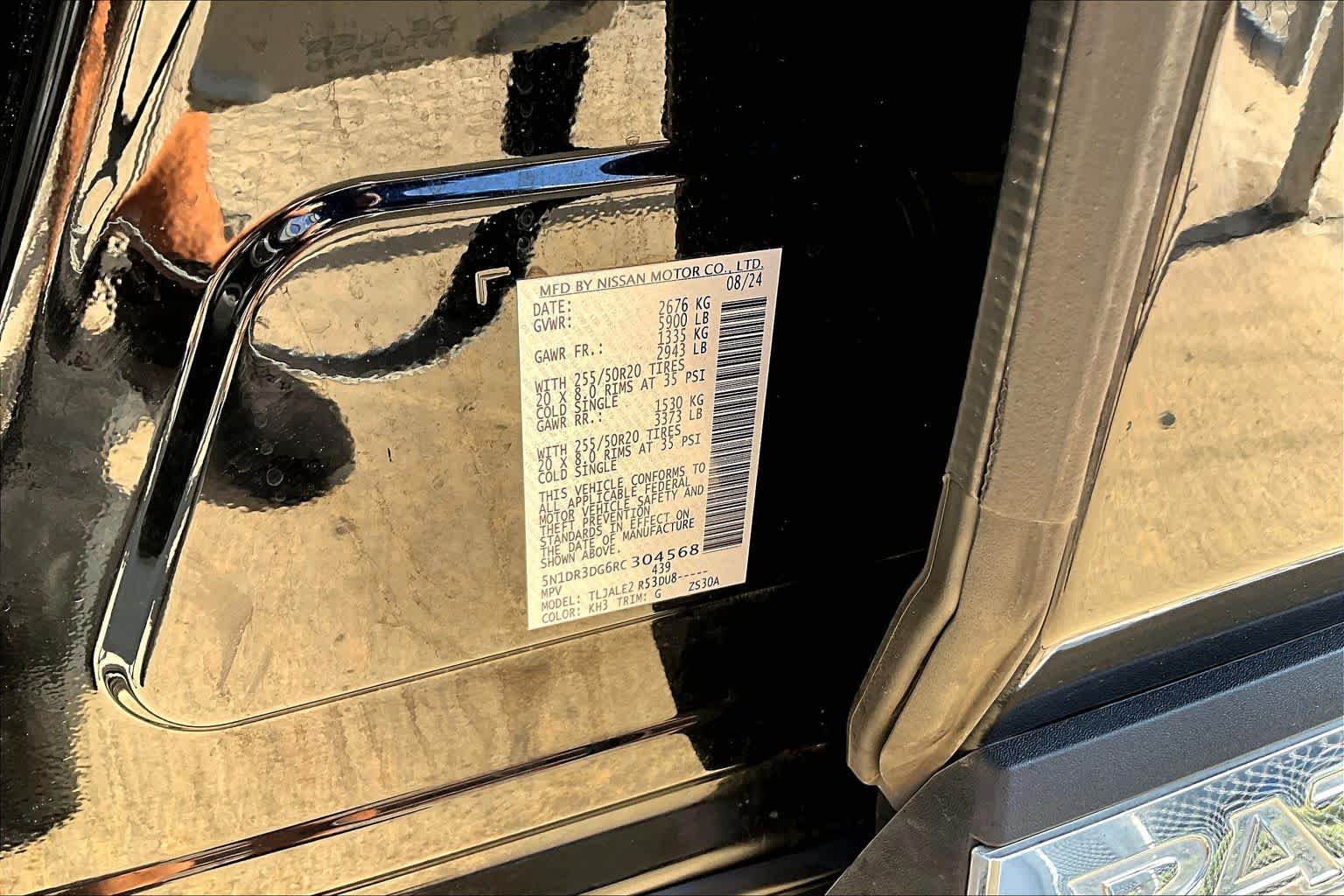 2024 Nissan Pathfinder Platinum Super Black at Tomball Ford