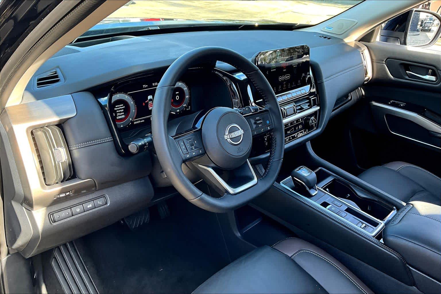 2024 Nissan Pathfinder Platinum Super Black at Tomball Ford