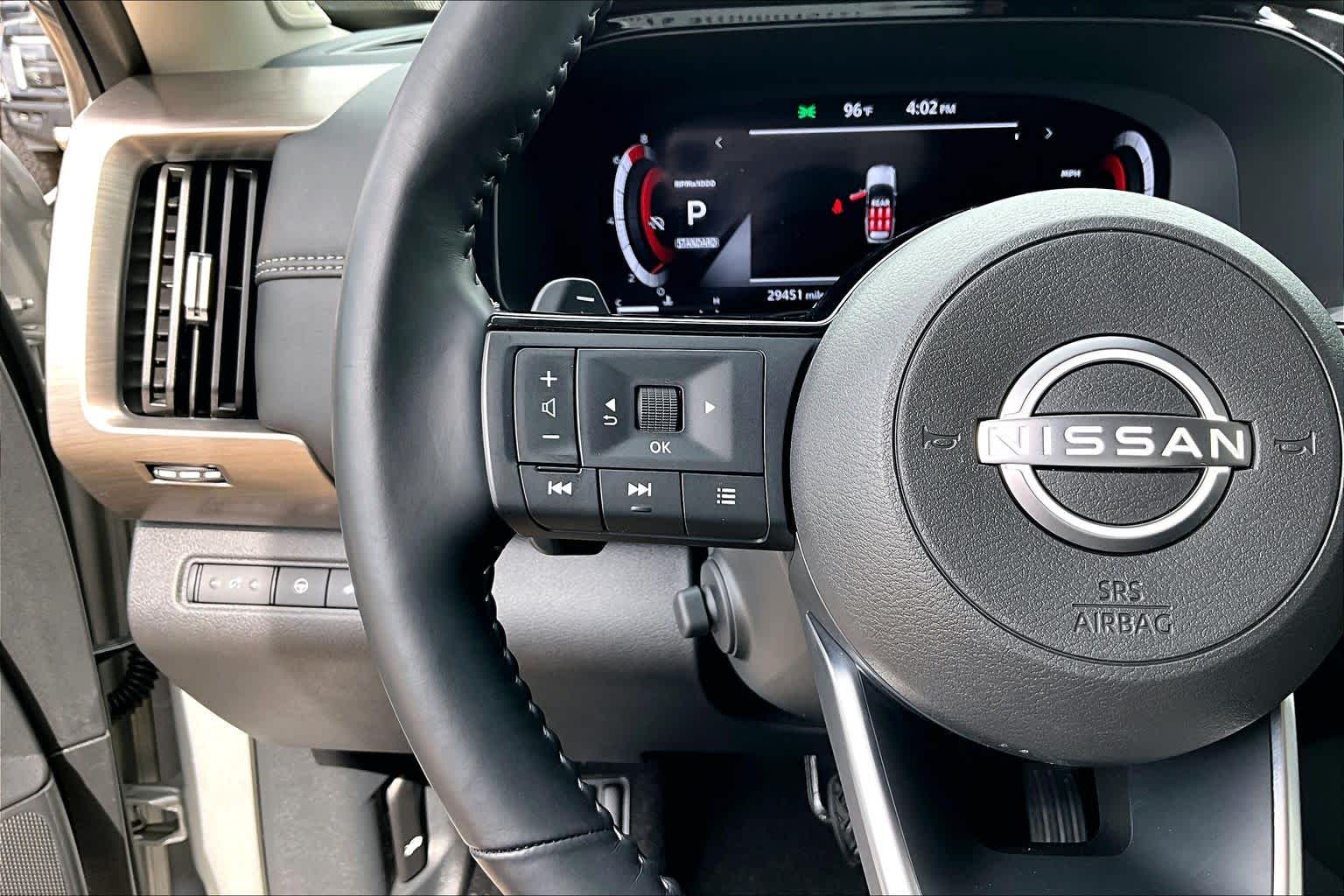 2025 Nissan Pathfinder Platinum Brilliant Silver Metallic at Sterling McCall Nissan
