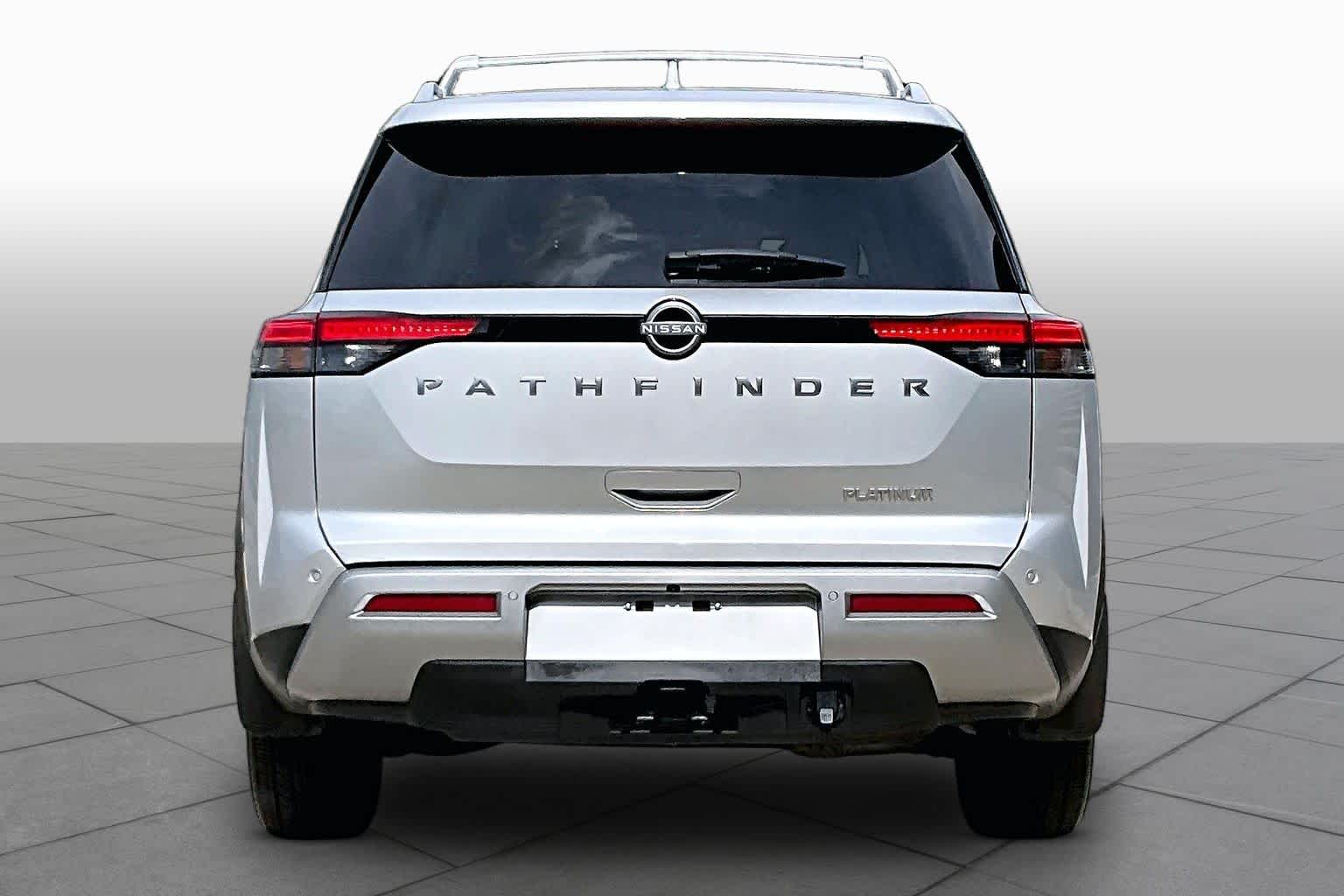 2025 Nissan Pathfinder Platinum Brilliant Silver Metallic at Sterling McCall Nissan