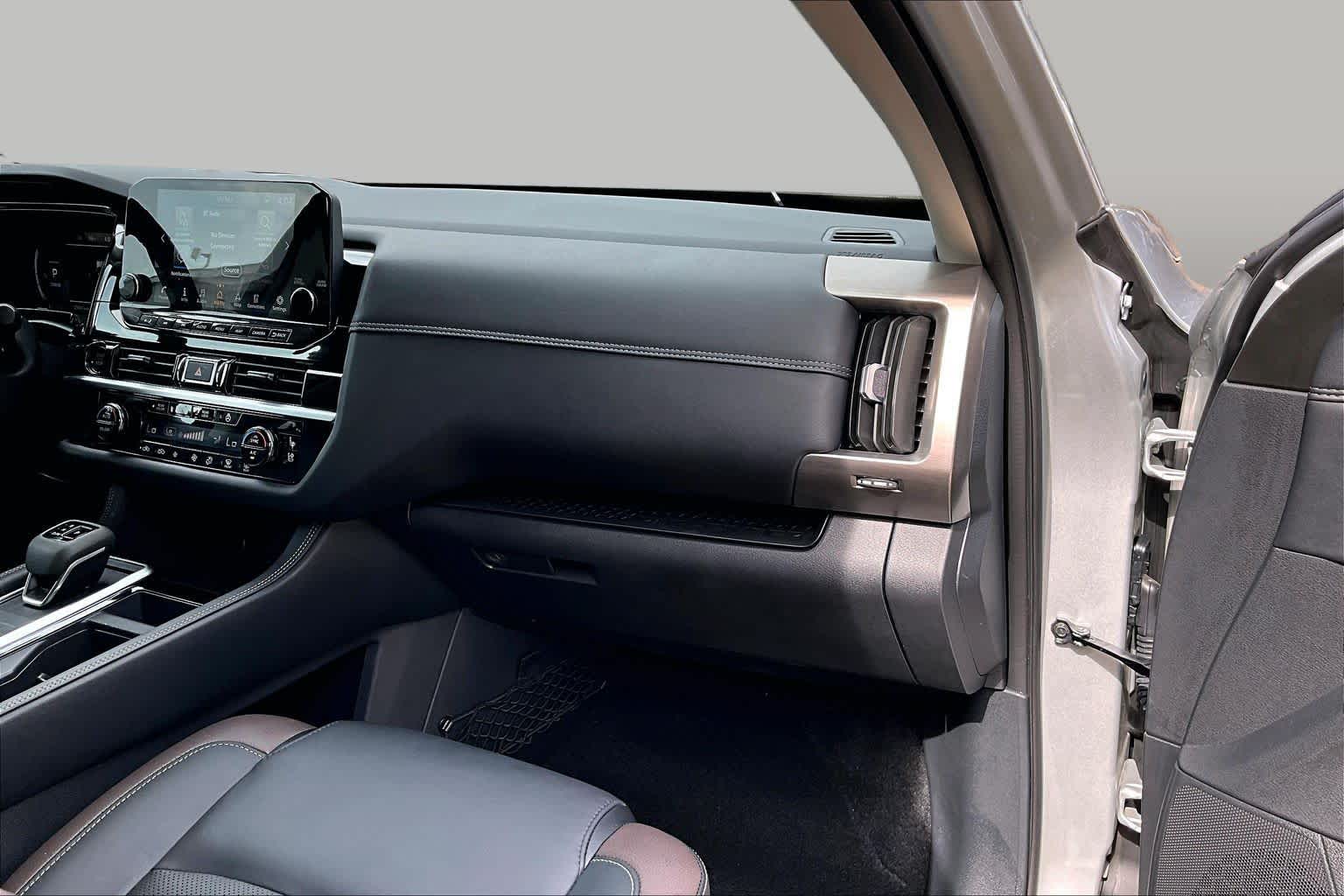 2025 Nissan Pathfinder Platinum Brilliant Silver Metallic at Sterling McCall Nissan