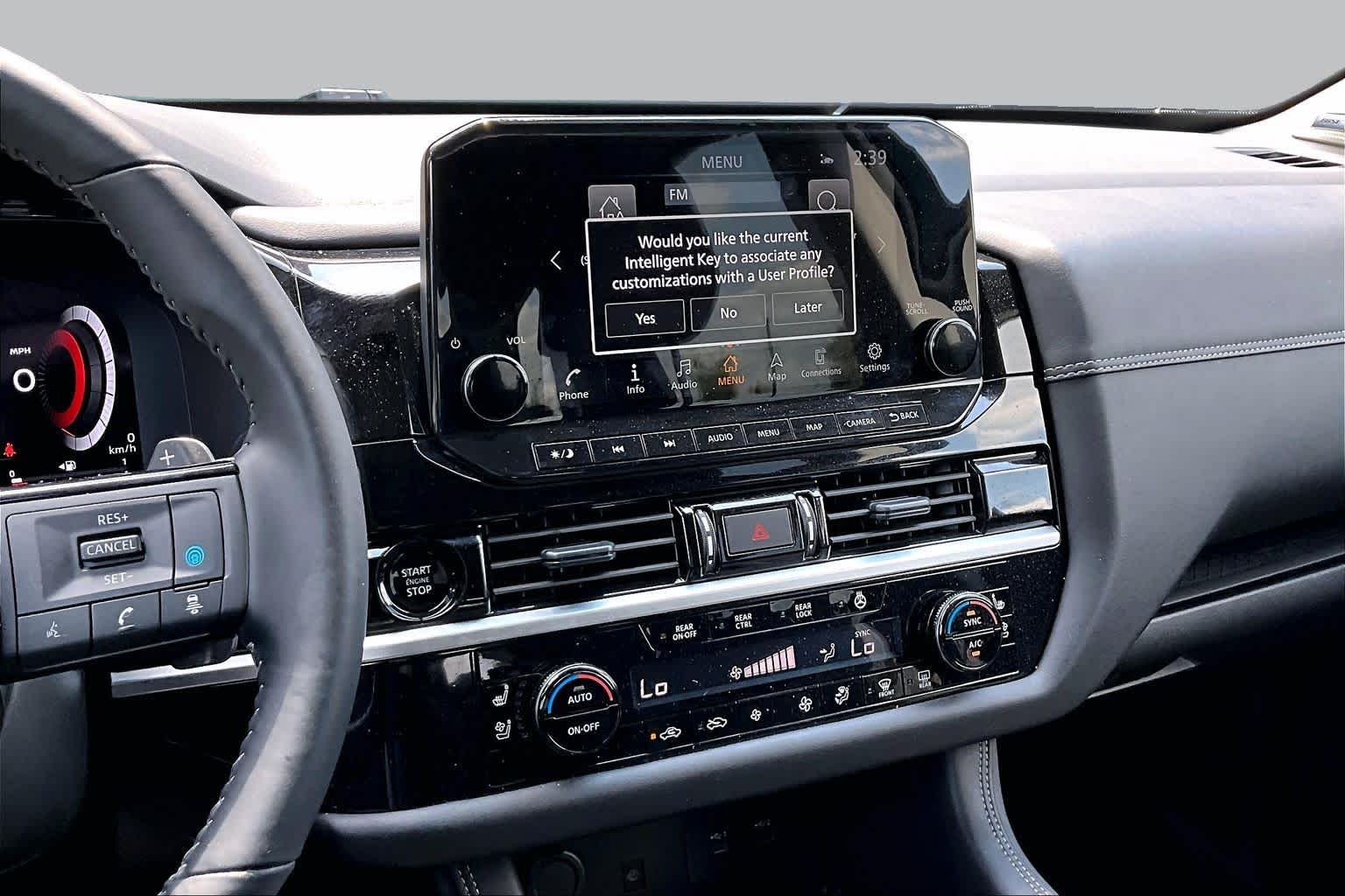 2025 Nissan Pathfinder Platinum Obsidian Green Pearl at Sterling McCall Nissan