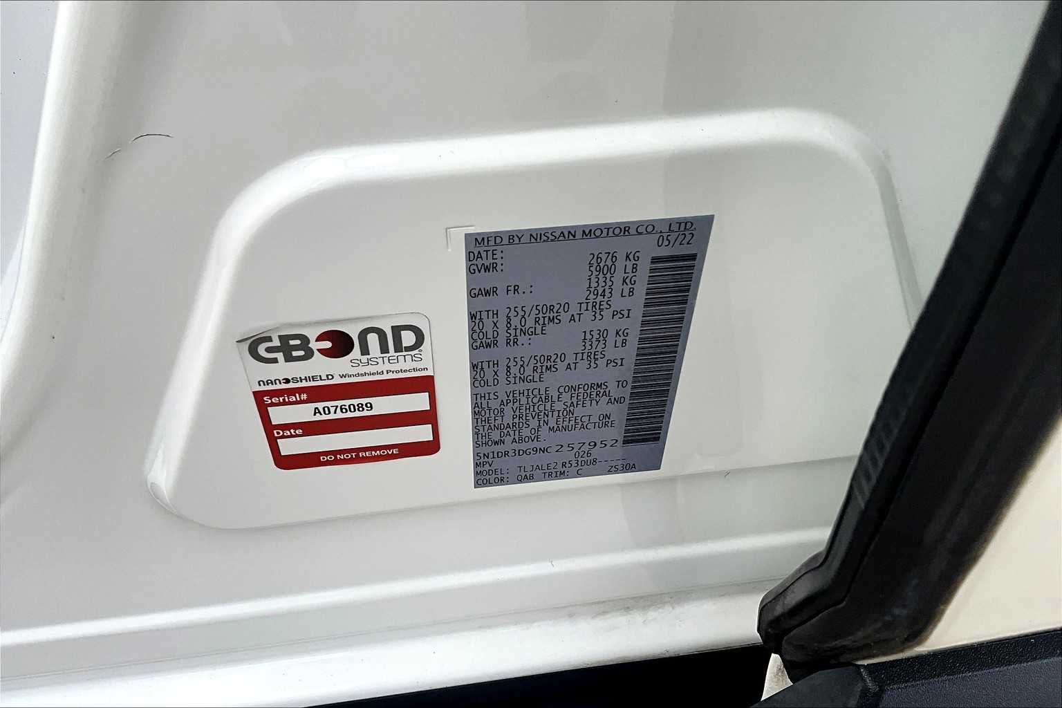 2022 Nissan Pathfinder Platinum Pearl White Tricoat at Sterling McCall Nissan