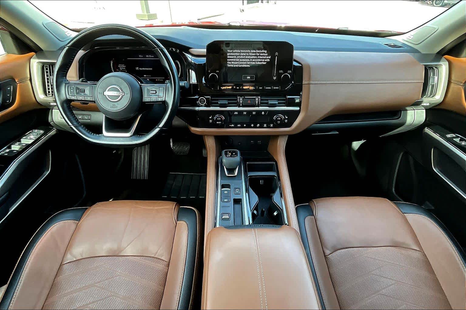 2023 Nissan Pathfinder Platinum Scarlet Ember Tintcoat at Lexus Southwest Houston