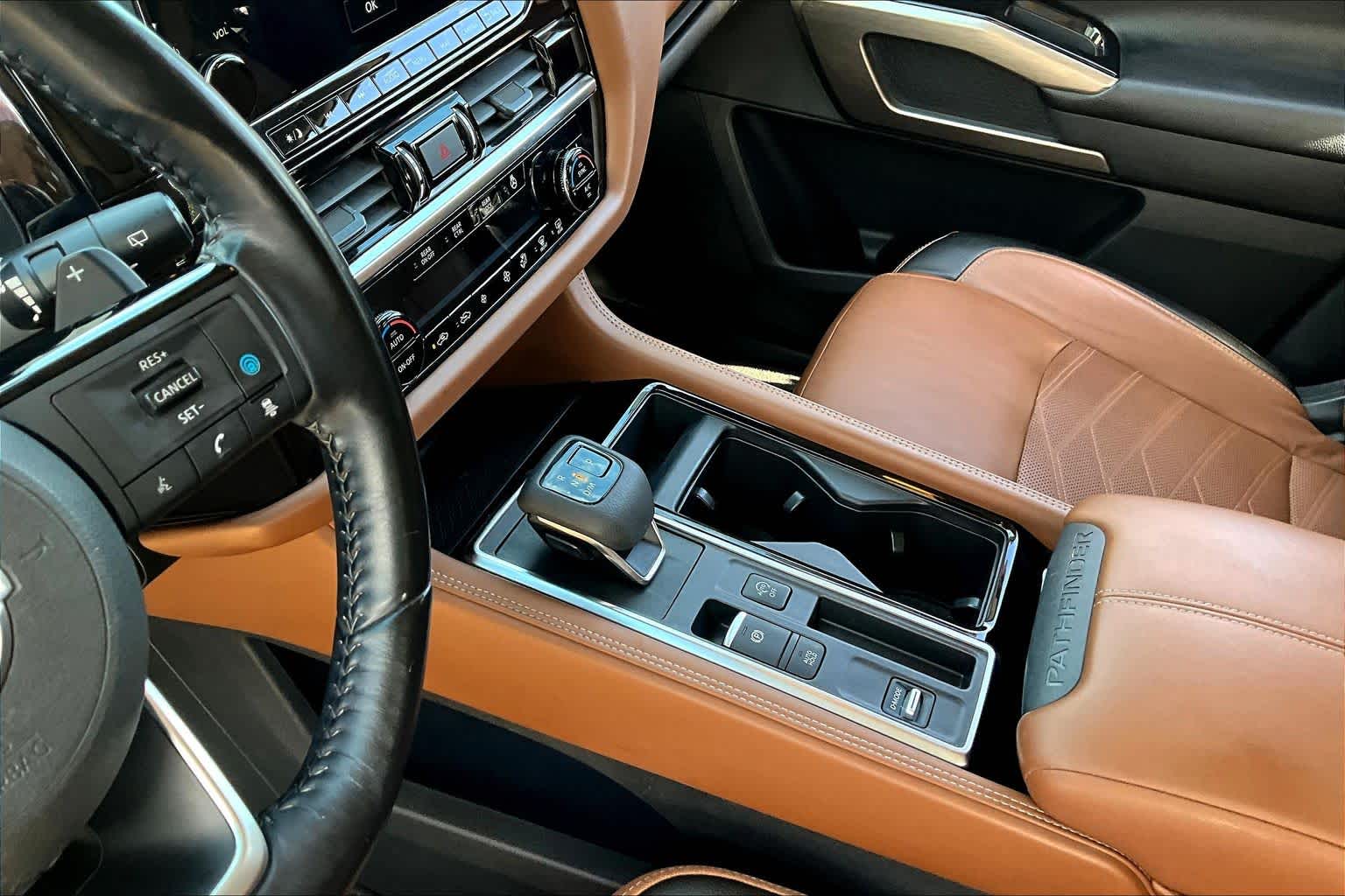 2023 Nissan Pathfinder Platinum Scarlet Ember Tintcoat at Lexus Southwest Houston