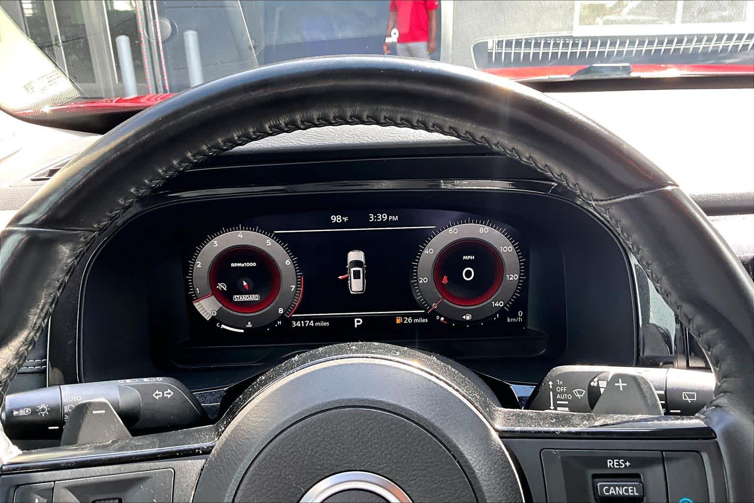 2023 Nissan Pathfinder Platinum Scarlet Ember Tintcoat at Beck & Masten Kia
