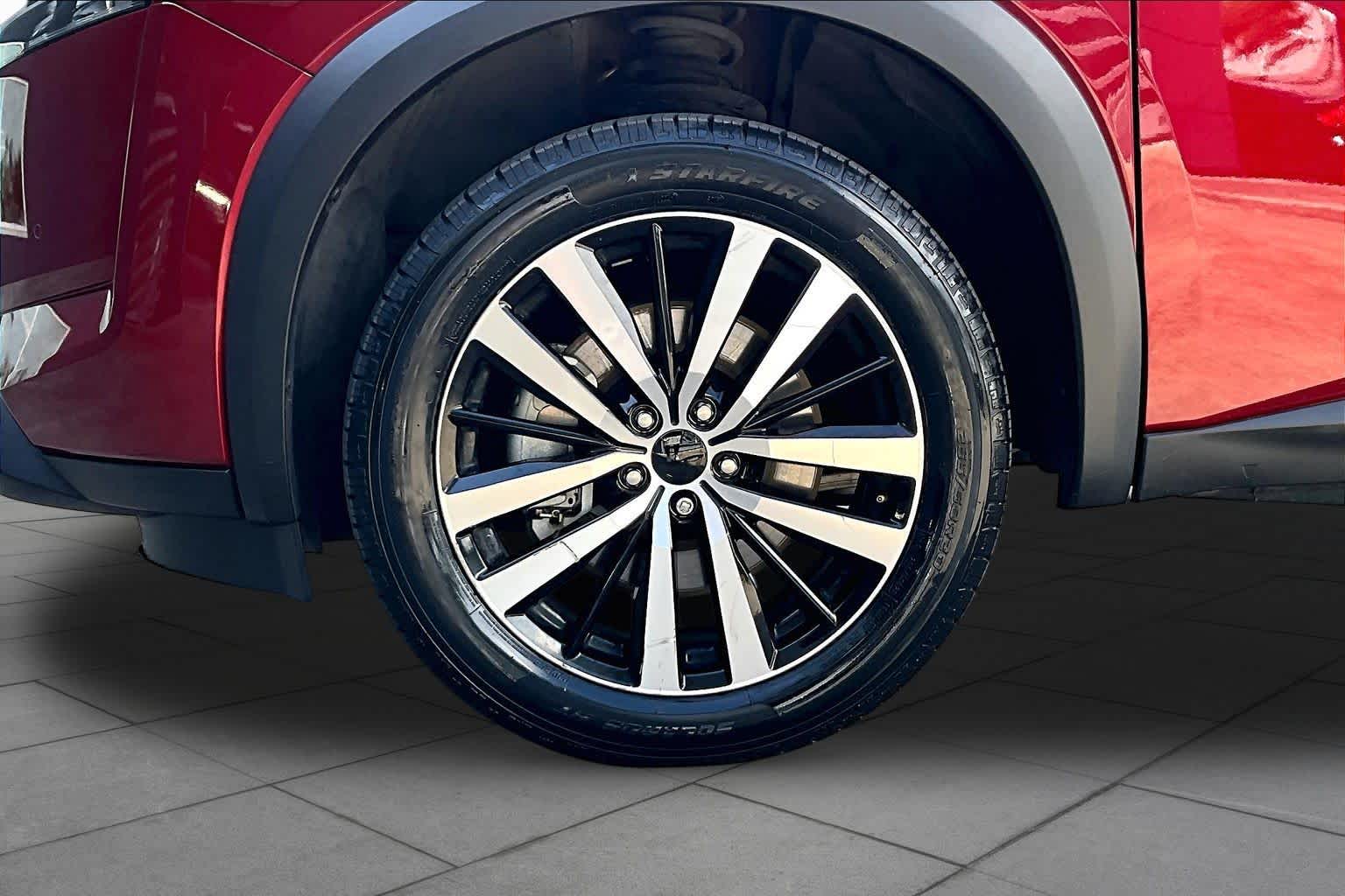 2023 Nissan Pathfinder Platinum Scarlet Ember Tintcoat at Beck & Masten Kia