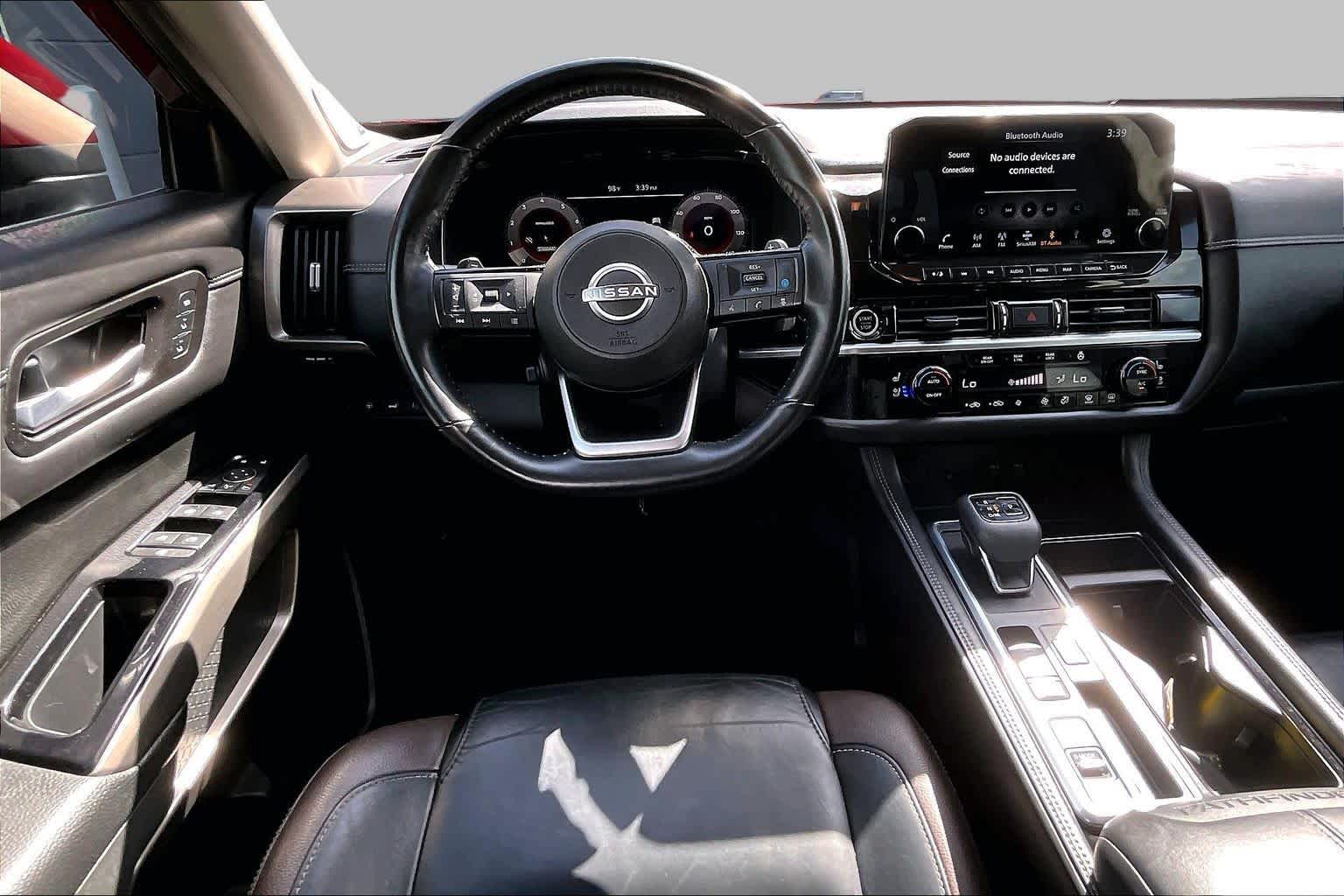 2023 Nissan Pathfinder Platinum Scarlet Ember Tintcoat at Beck & Masten Kia