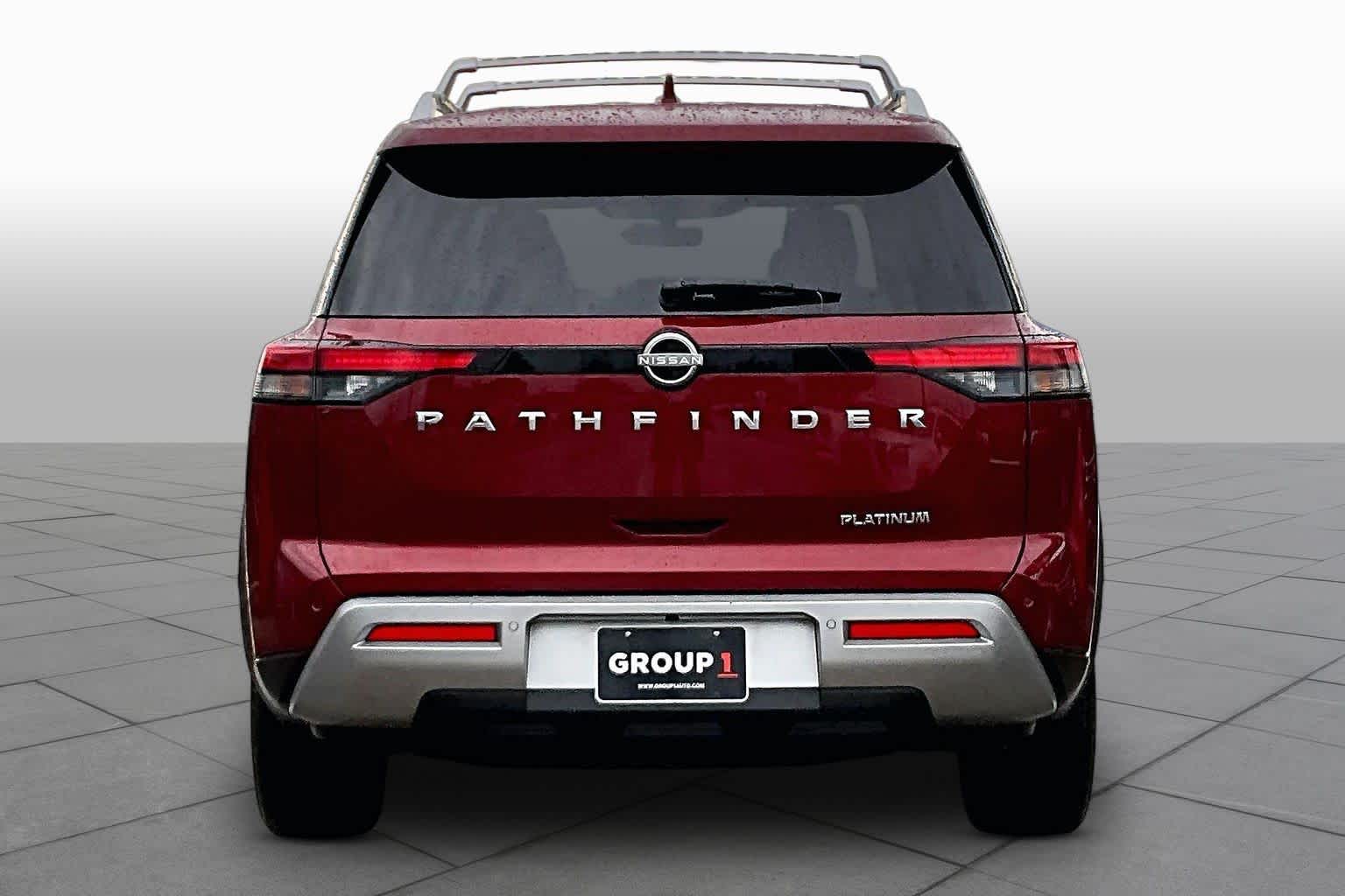2023 Nissan Pathfinder Platinum Scarlet Ember Tintcoat at Beck & Masten Kia
