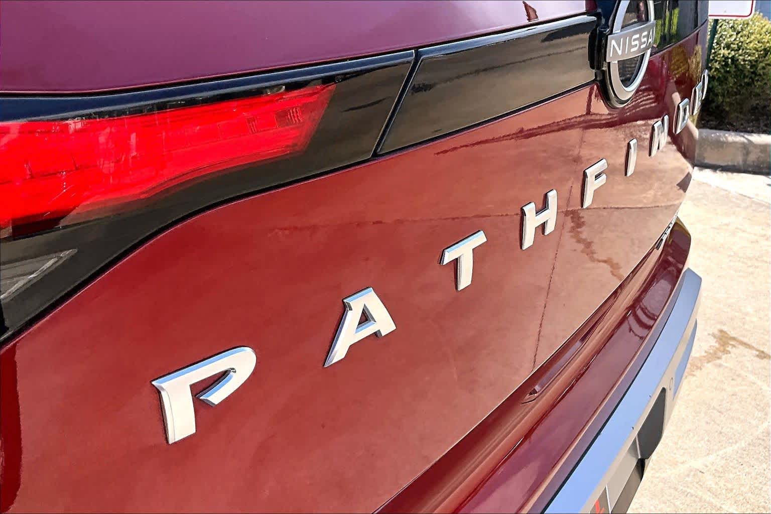 2023 Nissan Pathfinder Platinum Scarlet Ember Tintcoat at Beck & Masten Kia