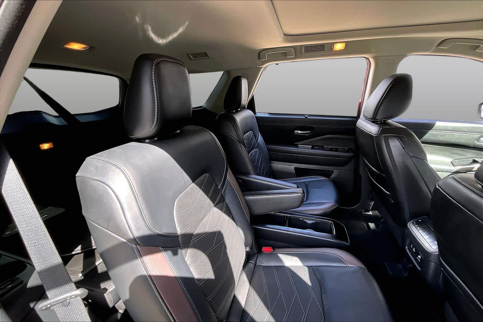 2023 Nissan Pathfinder Platinum Scarlet Ember Tintcoat at Beck & Masten Kia