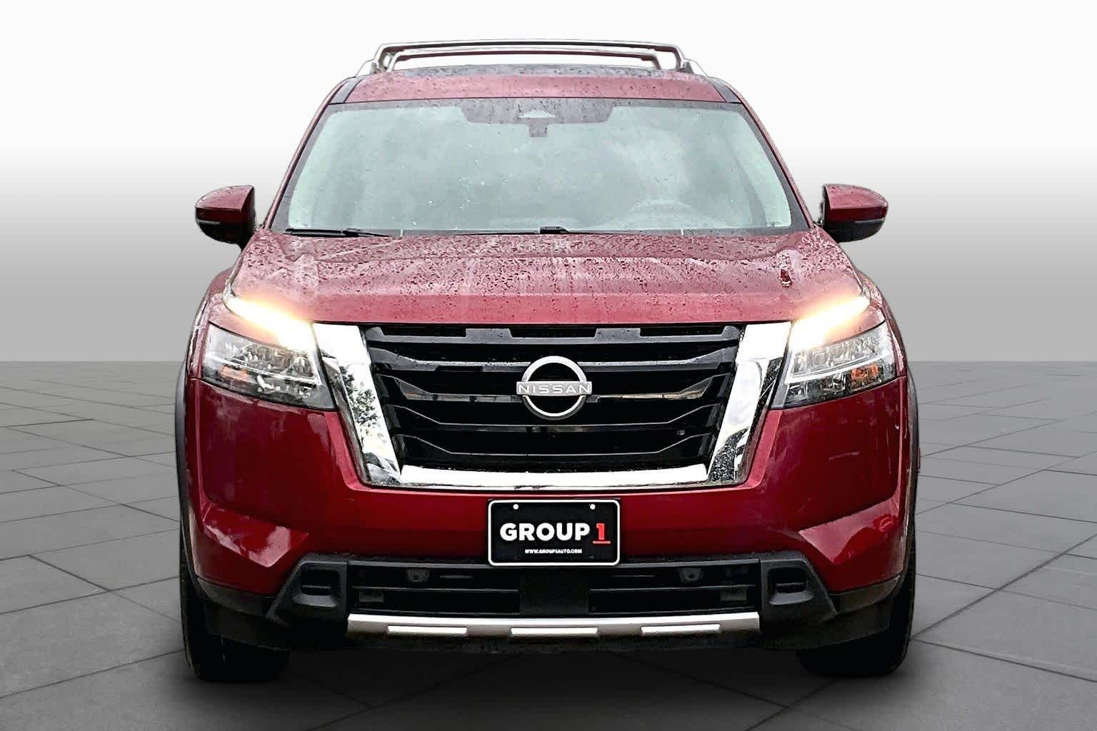 2023 Nissan Pathfinder Platinum Scarlet Ember Tintcoat at Beck & Masten Kia