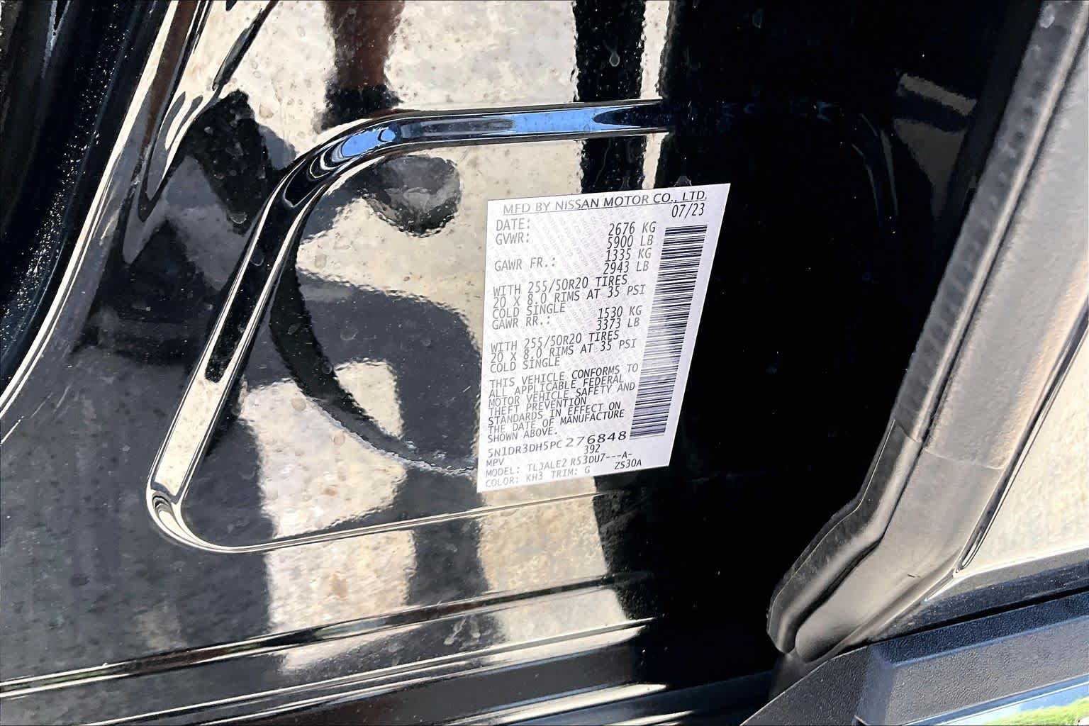 2023 Nissan Pathfinder Platinum Super Black at Sterling McCall Nissan