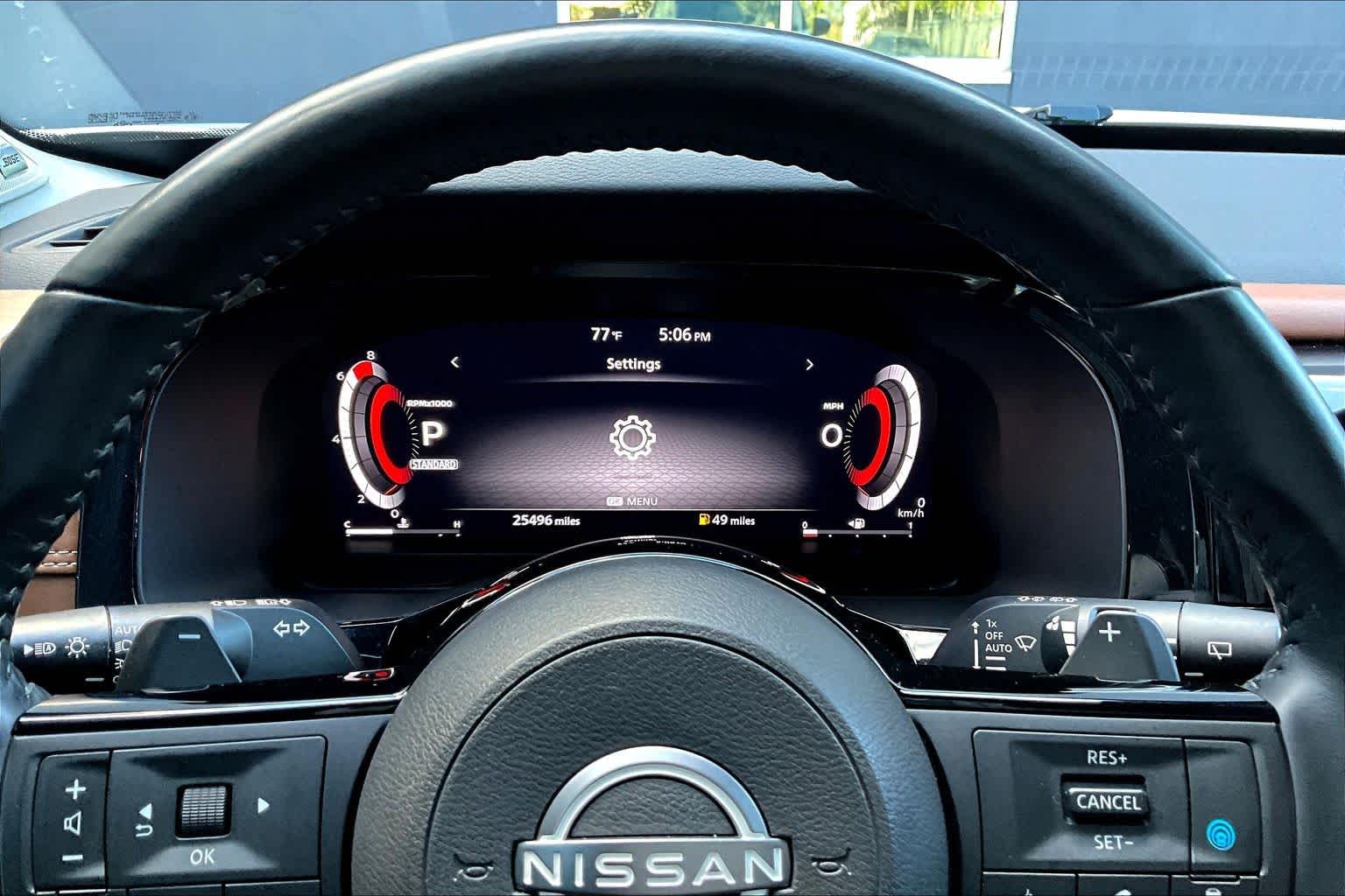 2023 Nissan Pathfinder Platinum Pearl White Tricoat/Super Black at Sterling McCall Nissan