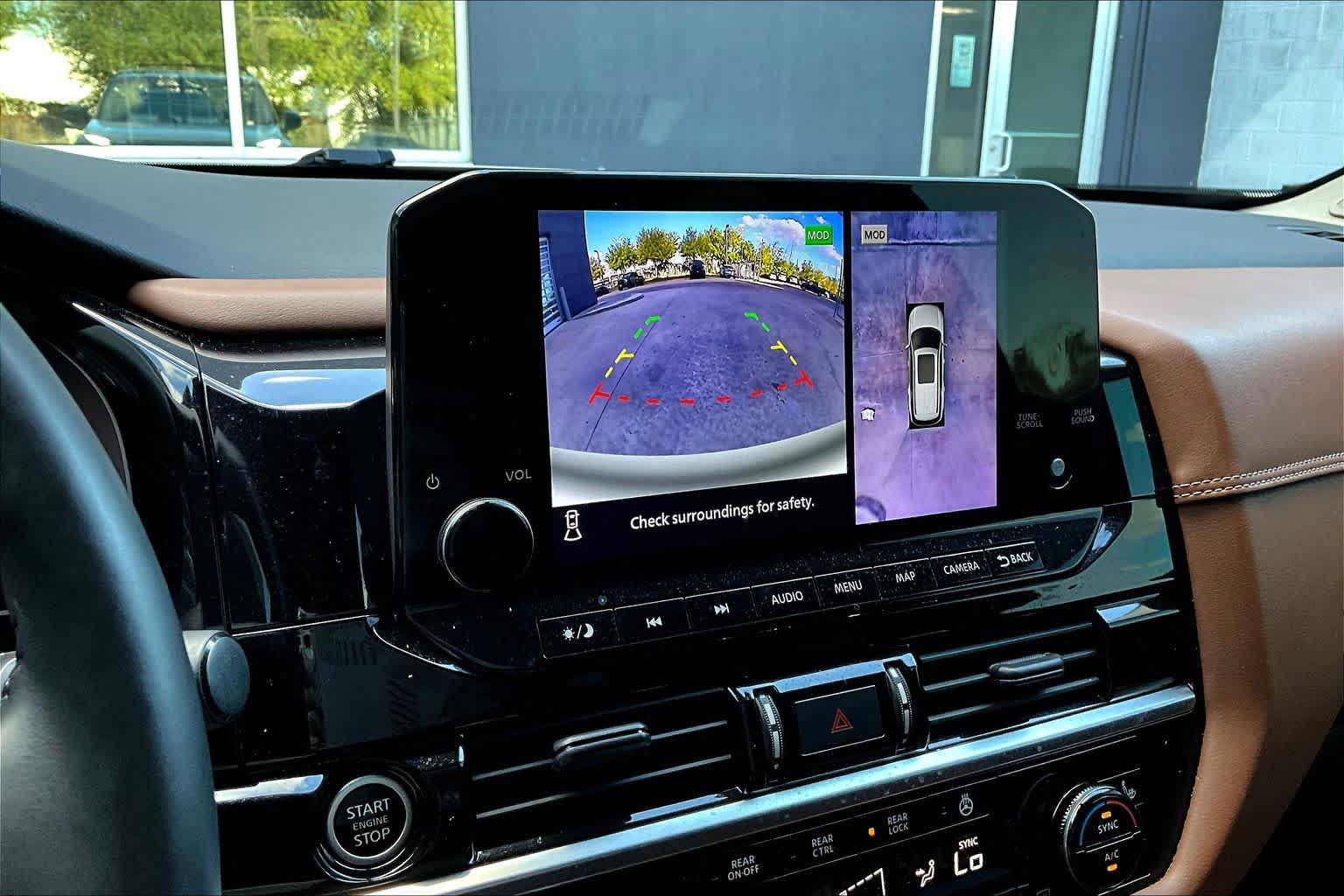 2023 Nissan Pathfinder Platinum Pearl White Tricoat/Super Black at Sterling McCall Nissan