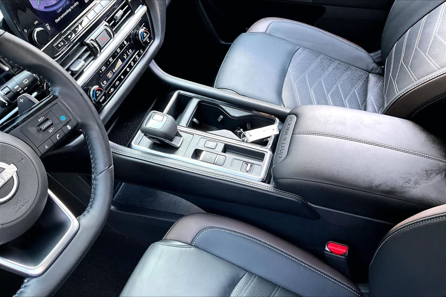 2025 Nissan Pathfinder Platinum Super Black at Sterling McCall Nissan