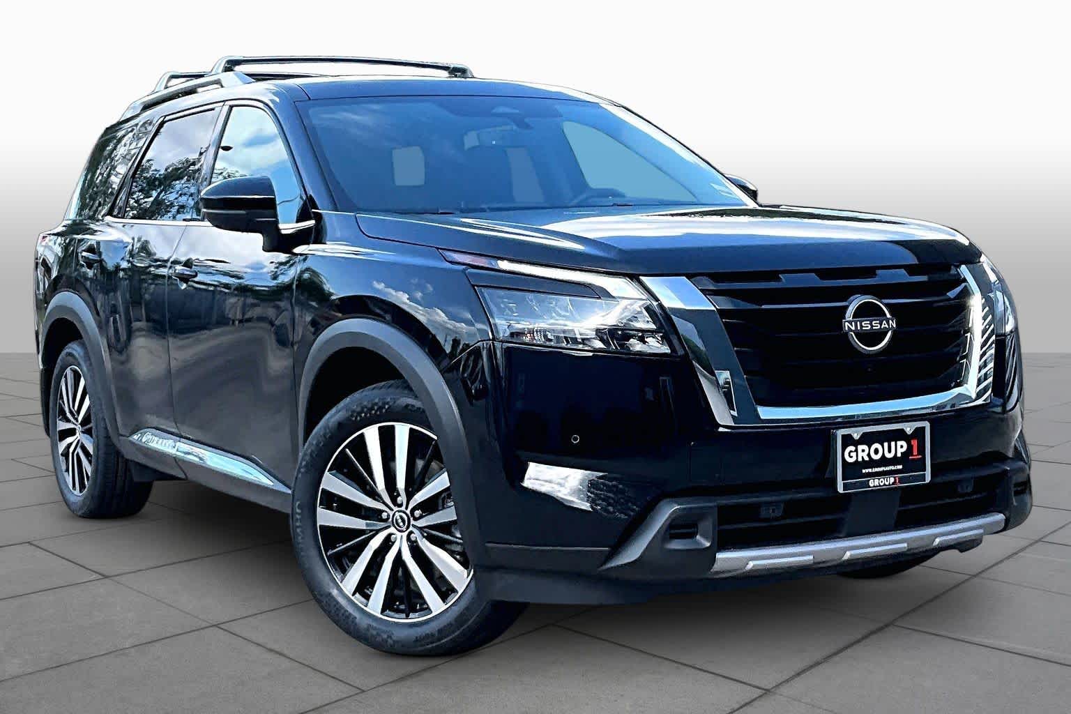 2025 Nissan Pathfinder Platinum Super Black at Sterling McCall Nissan