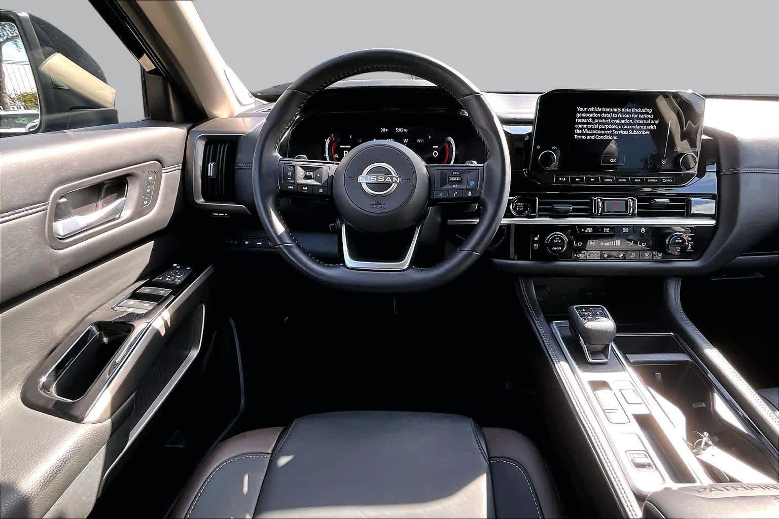 2025 Nissan Pathfinder Platinum Super Black at Sterling McCall Nissan