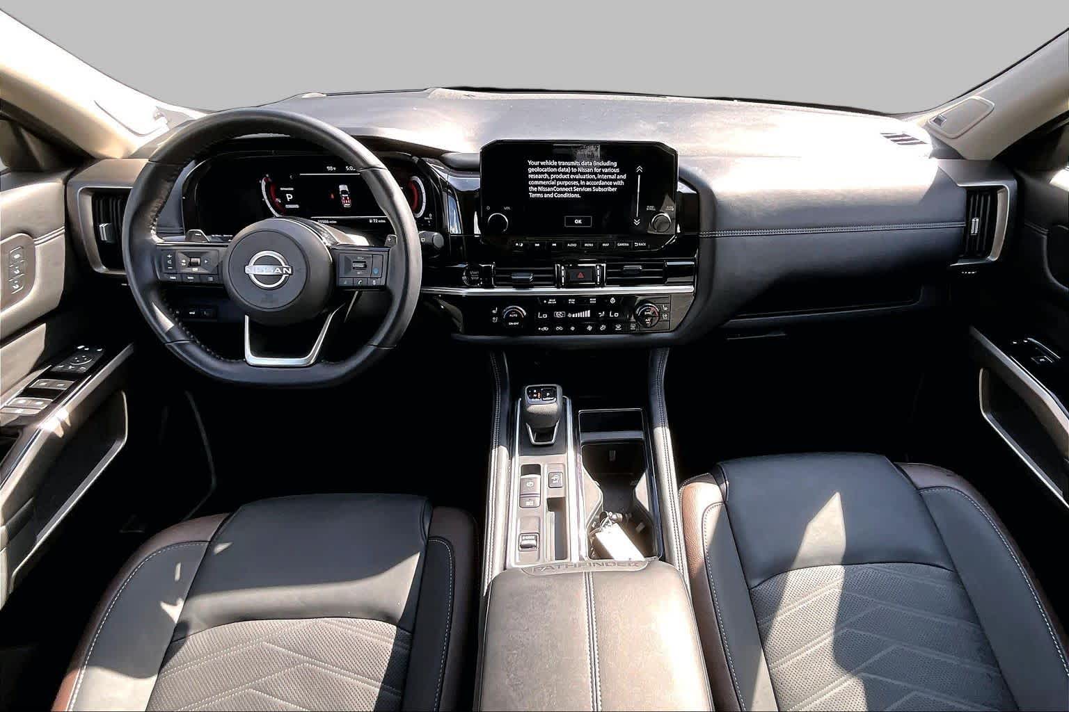 2025 Nissan Pathfinder Platinum Super Black at Sterling McCall Nissan