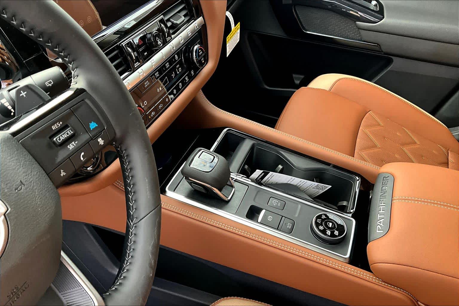 2026 Nissan Pathfinder Platinum Boulder Gray Pearl/Super Black at Sterling McCall Nissan