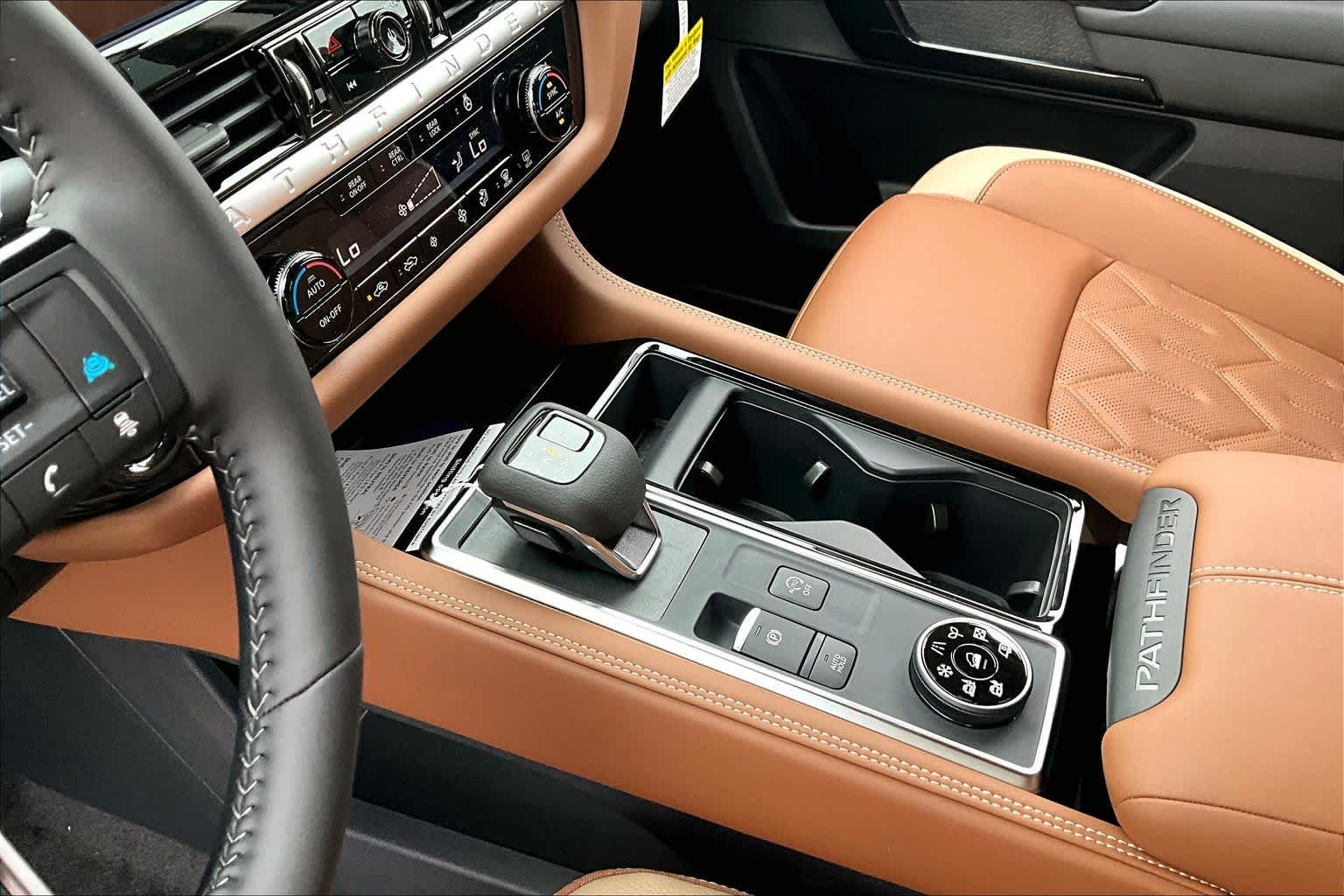 2026 Nissan Pathfinder Platinum Scarlet Ember Tintcoat/Super Black at Sterling McCall Nissan
