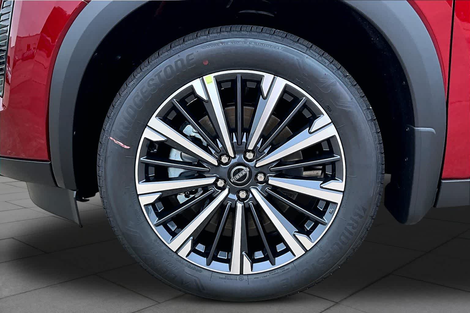 2026 Nissan Pathfinder Platinum Scarlet Ember Tintcoat/Super Black at Sterling McCall Nissan