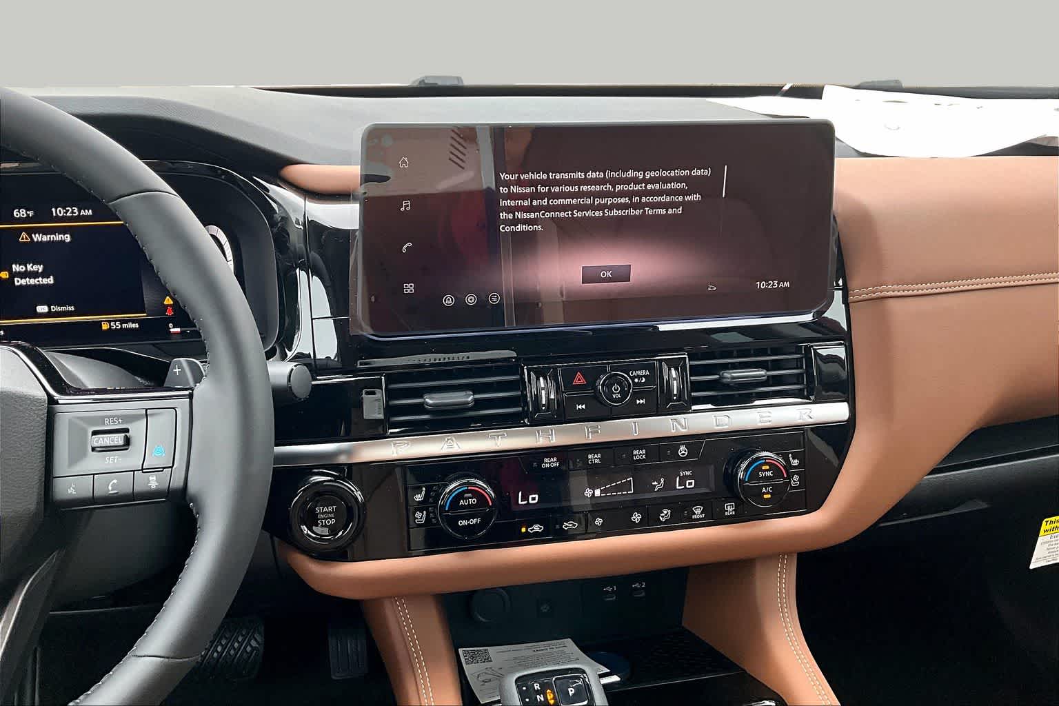 2026 Nissan Pathfinder Platinum Scarlet Ember Tintcoat/Super Black at Sterling McCall Nissan