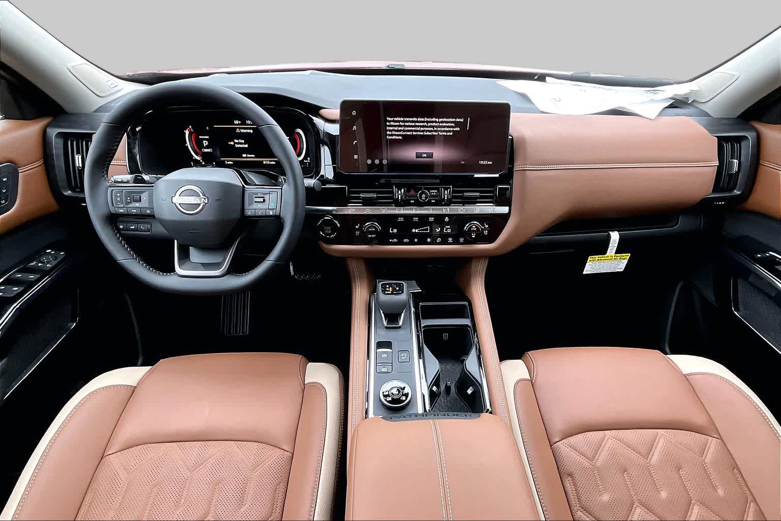 2026 Nissan Pathfinder Platinum Scarlet Ember Tintcoat/Super Black at Sterling McCall Nissan