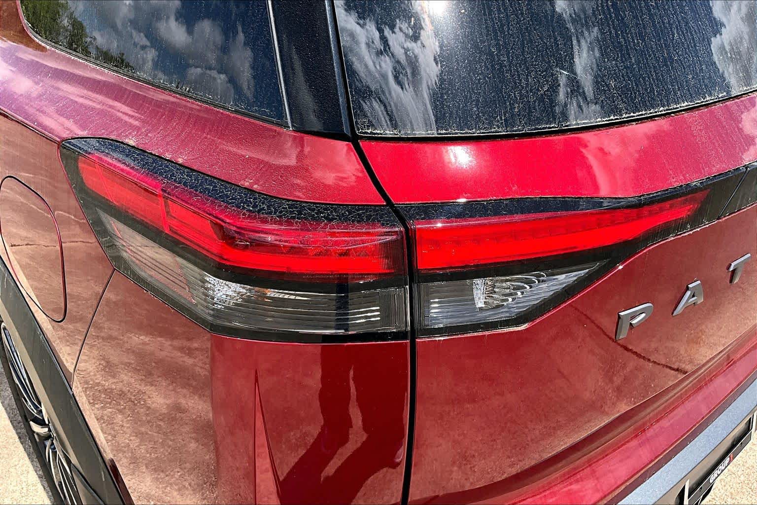 2026 Nissan Pathfinder Platinum Scarlet Ember Tintcoat at Sterling McCall Nissan