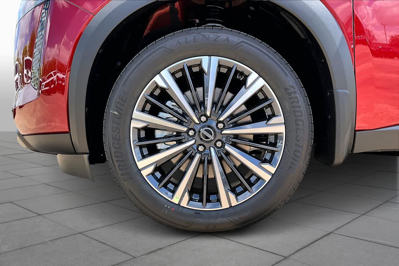 2026 Nissan Pathfinder Platinum Scarlet Ember Tintcoat at Sterling McCall Nissan